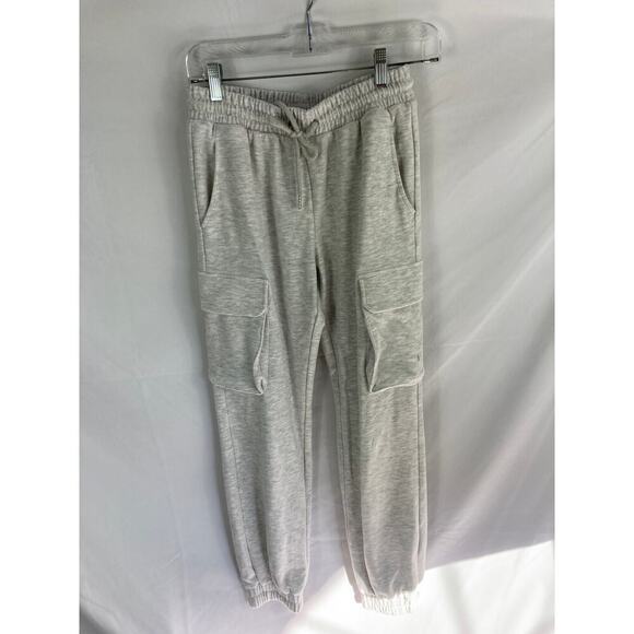 Zella Grey Pocket Cozy Utility Cargo Jogger Sweatpants Size XS - Picture 4 of 9